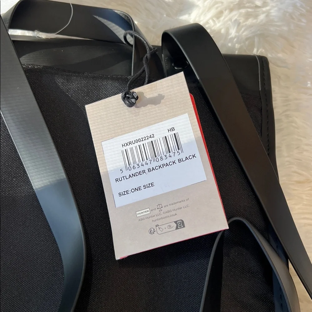 Hunter rutlander Black Backpack